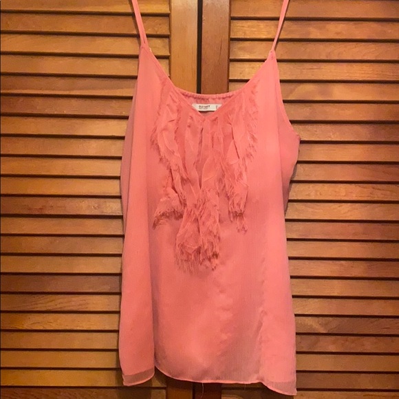 Old Navy Tops - Pink fringe tank top